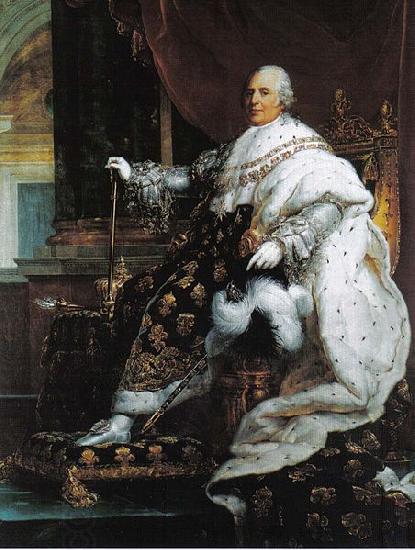 Francois Pascal Simon Gerard Portrait of Louis XVIII oil painting picture